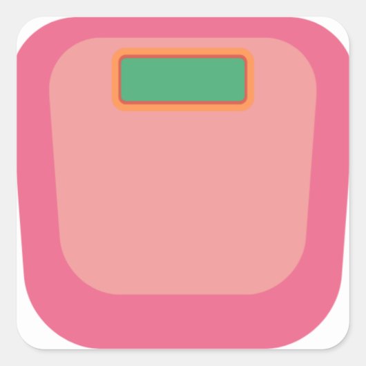 Roze Gewicht Tracker sticker blad (Voorkant)