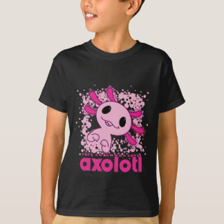 Roze gewoon een meisje dat van Axolotl houdt T-shirt