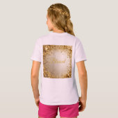 Roze Gezegende T-shirt Meisjes (Achterkant volledig)