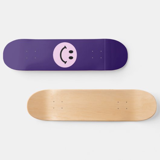 Roze gezicht skateboard (Horizontaal)