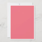 Roze Gezochte Westerne Cowboy Birthday Uitnodiging (Achterkant)