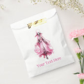 Roze Ghost Bedankzakje (Gezegeld)