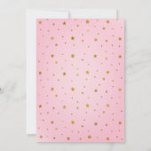 Roze Ghost Little Boo Halloween Baby shower Kaart (Achterkant)