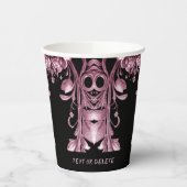 Roze Ghost Paper Cups Papieren Bekers (Links)