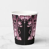 Roze Ghost Paper Cups Papieren Bekers (Rechts)