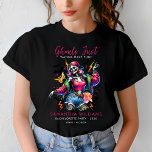 Roze Ghouls Hallowen vrijgezellenfeest T-shirt<br><div class="desc">Maak je klaar om in stijl te vieren met ons Pink Ghouls Halloween Bachelorette Party T-Shirt! Dit leuke en feestelijke shirt heeft een gedurfd roze ontwerp dat perfect is voor de aanstaande bruid en haar groep ghouls. Of je nu de stad raakt of een spookachtige nacht hebt, dit T-shirt voegt...</div>