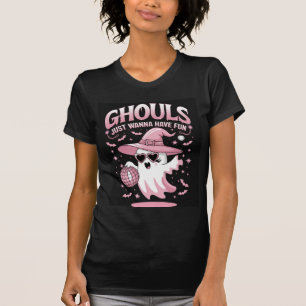 Roze ghouls t-shirt