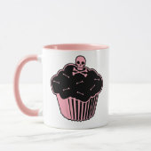 Roze gifstof Cupcake Mok (Links)