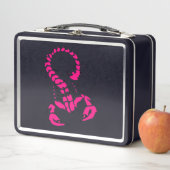 Roze giftige schorpioen zeer venomeus insect (In situ)