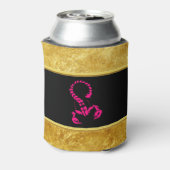 Roze giftige schorpioen zeer venomeus insect blikjeskoeler (Blikje Achterkant)