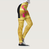 Roze giftige schorpioen zeer venomeus insect leggings (Rechts)
