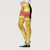 Roze giftige schorpioen zeer venomeus insect leggings (Links)