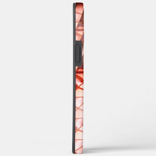 Roze gigantische 'parelbloemen', virtuele tekening Case-Mate iPhone case (Achterkant / Rechts)