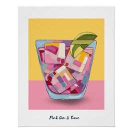 ROZE GIN & TONIC 1 POSTER