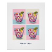 ROZE GIN & TONIC 7 POSTER (Voorkant)