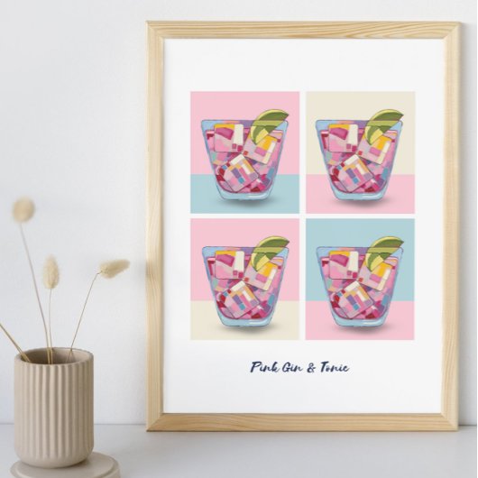 ROZE GIN & TONIC 7 POSTER