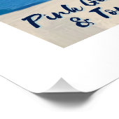 ROZE GIN & TONIC POSTER (Hoek)