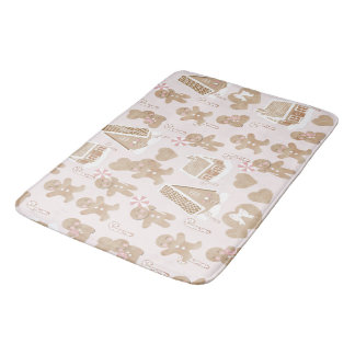 Roze! Ginger brood Kerst Deur Tapijt/Mat Badmat