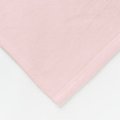 Roze Gingerbread Boy & Girl Dekbed Fleece Deken (Hoek)