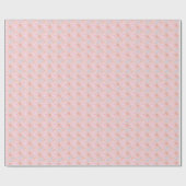 Roze Gingerbread Wonderland inpakpapier (Vlak)