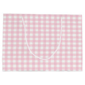 Roze Gingham 1 Groot Cadeauzakje (Achterkant)
