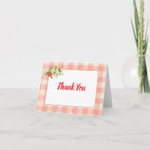 Roze Gingham Aardbeiendankjewel