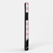 Roze Gingham Black Polka Dot iPhone 5 Hoesje (Achterkant/rechts)
