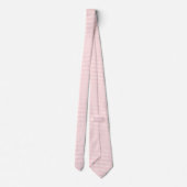 Roze Gingham Bloemen Stropdas (Achterkant)