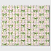 Roze Gingham-cadeaupapier Cadeaupapier (Vlak)