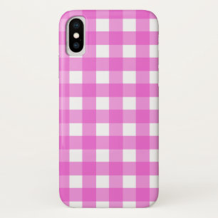 Roze gingham Case-Mate iPhone case