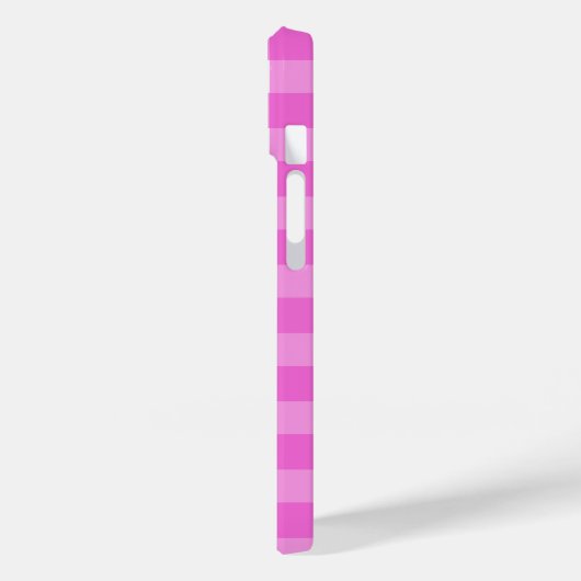 Roze gingham Case-Mate iPhone case (Achterkant / Links)