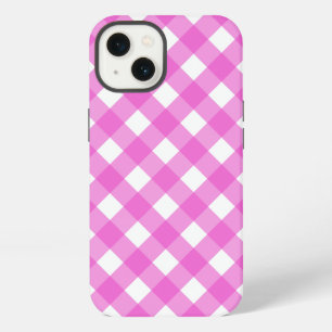 Roze gingham Case-Mate iPhone hoesje iPhone 13 Hoesje