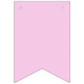 Roze Gingham Checker Aardbei Verjaardag Vlaggetjes (Tweede vlag)