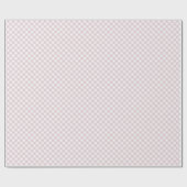 Roze gingham cheques eenvoudige schattige plaid cadeaupapier (Vlak)