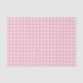 Roze Gingham Controleert tissuepapier (Voorkant)
