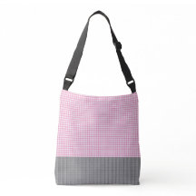 Roze Gingham_Deep Grey-Tas-Bag's-Multi-Sz