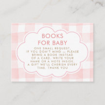 Roze Gingham Golvend Kader Boeken Voor Baby Verzoe