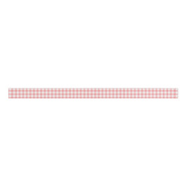 Roze Gingham Grosgrain Ribbon Lint