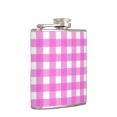 Roze gingham heupfles (Rechts)