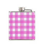 Roze gingham heupfles (Achterkant)