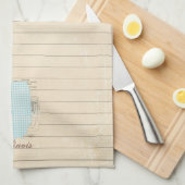 Roze Gingham Illinois State Patroon Keuken Handdoe Theedoek (Quarter Fold)