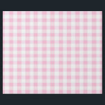 Roze gingham inpakpapier<br><div class="desc">Een roze gingham inpakpapier voegt een vleugje charme en elegantie toe aan elk geschenk! Met een klassiek geruit patroon in zachte tinten roze, is dit inpakpapier ideaal voor vrijgezellenfeesten, vrijgezellenfeesten of een lief feest. Of het nu wordt gebruikt om kleine geschenken of grotere verpakkingen in te pakken, het tijdloze en...</div>