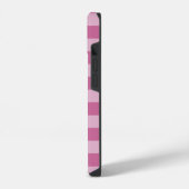 Roze Gingham iPhone Hoesje (Linkerkant)