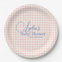 Roze Gingham Karo Peel en Stick Behang