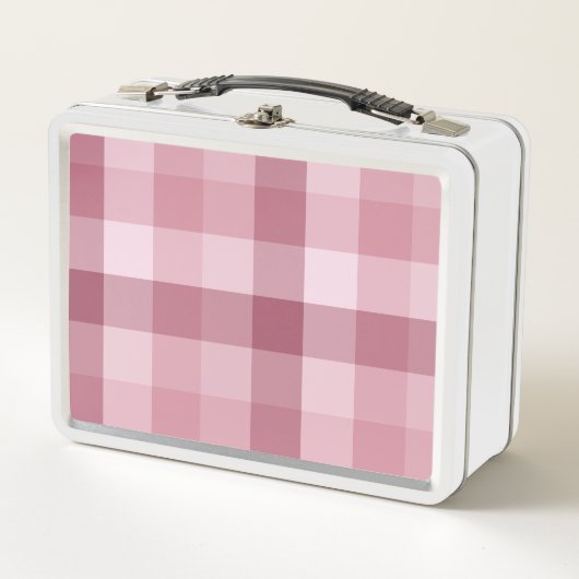 Roze Gingham Karo Tartan Design (Voorkant)