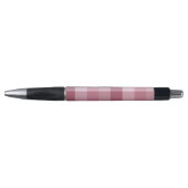 Roze Gingham Karo Tartan Design Pen (Voorkant)