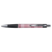 Roze Gingham Karo Tartan Design Pen (Achterkant)