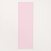 Roze Gingham Kersenboog Script Naam Design Yogamat (Achterkant)