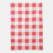 Roze Gingham Keukendoek Theedoek (Verticaal)
