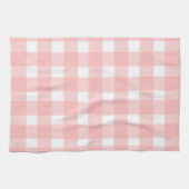 Roze Gingham Keukenhanddoek (Horizontaal)